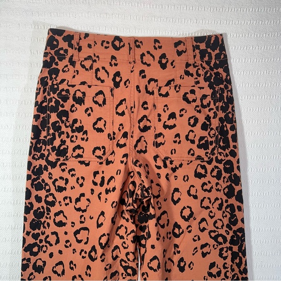 Maeve The Colette Wide Leg Pant Women's Size 30 Petite Leopard Cheetah Boho - Picture 6 of 9
